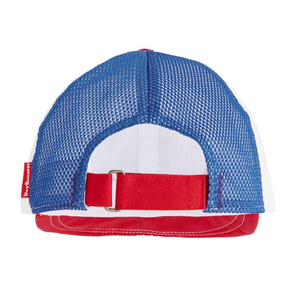 Striped Mesh Cap