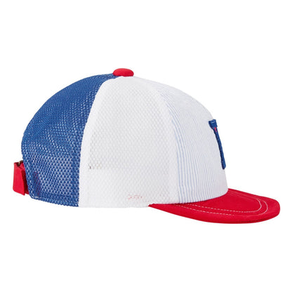 Striped Mesh Cap