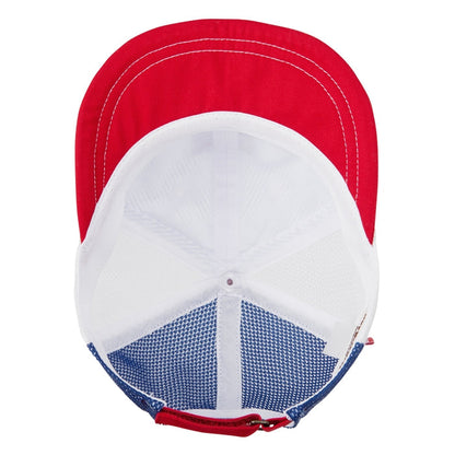 Striped Mesh Cap