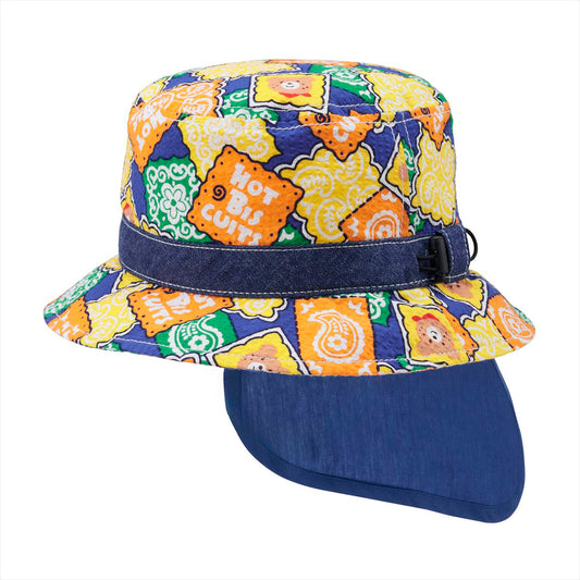HOT BISCUITS Vitamin Paisley Bucket Hat (UV Protection)