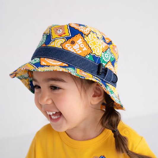 HOT BISCUITS Vitamin Paisley Bucket Hat (UV Protection)