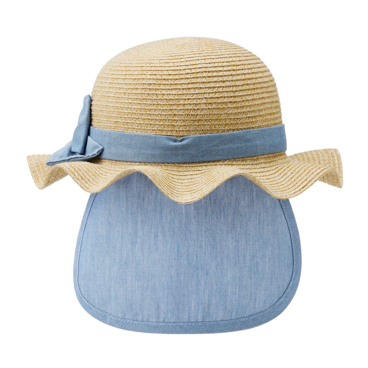 Faux Straw Sun Hat (UV Protection)