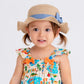 Faux Straw Sun Hat (UV Protection)