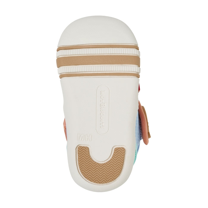 Double Raschel First Walker Shoes - Soda Pop