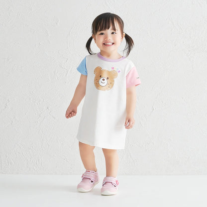 Double Raschel First Walker Shoes - Soda Pop