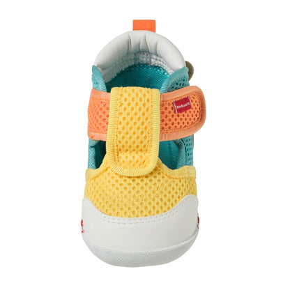 Double Raschel First Walker Shoes - Pastel Splash