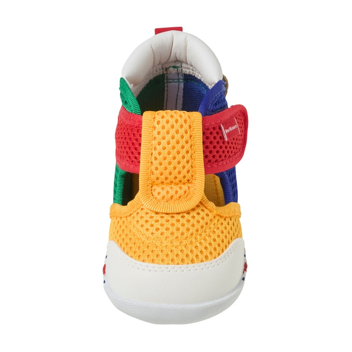 Double Raschel First Walker Shoes - Pastel Splash