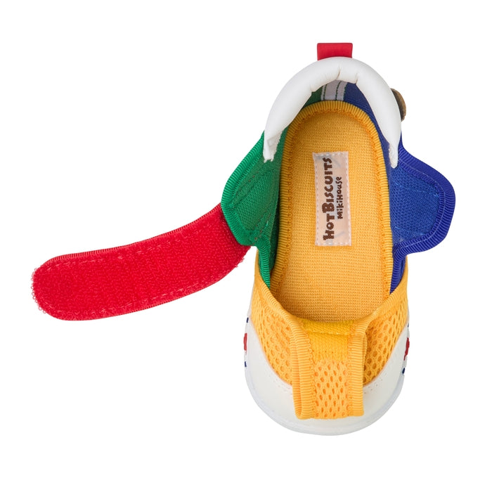 Double Raschel First Walker Shoes - Pastel Splash