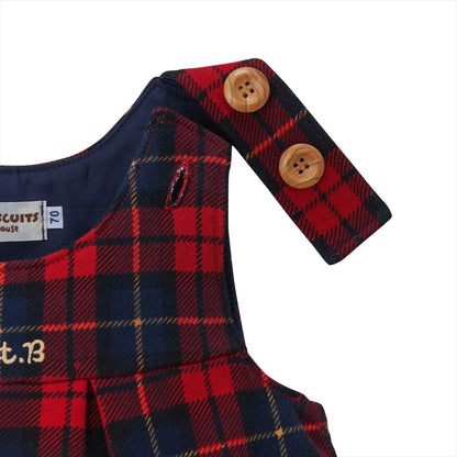 Plaid Jumper Dress