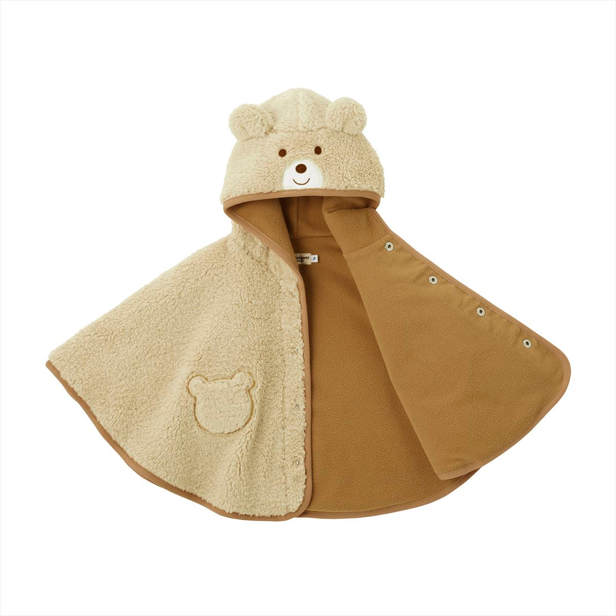 Beary Boa Fleece Poncho