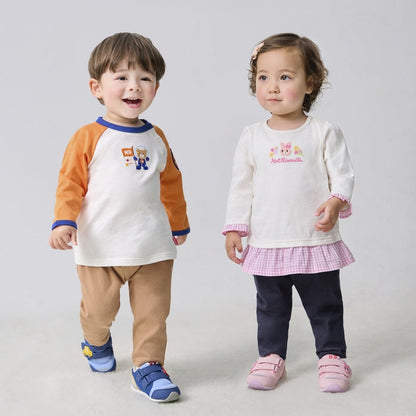 Cabbit × Flower Ruffle Long-Sleeve Tee