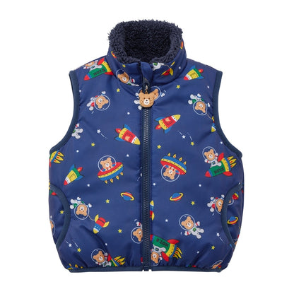 Beans All-Over Reversible Boa Fleece Vest