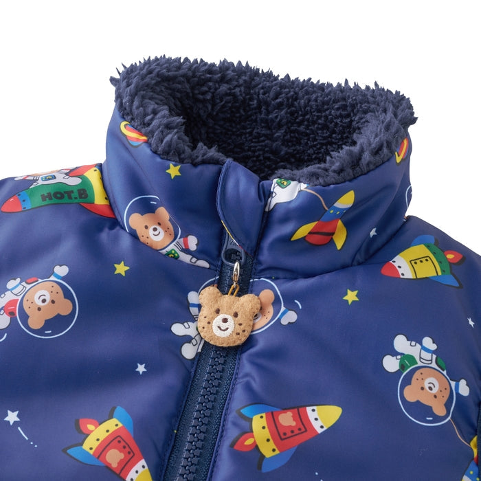Beans All-Over Reversible Boa Fleece Vest