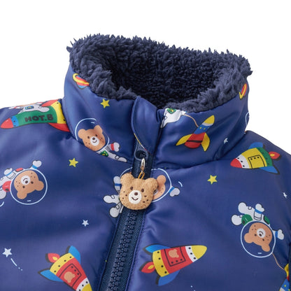 Beans All-Over Reversible Boa Fleece Vest