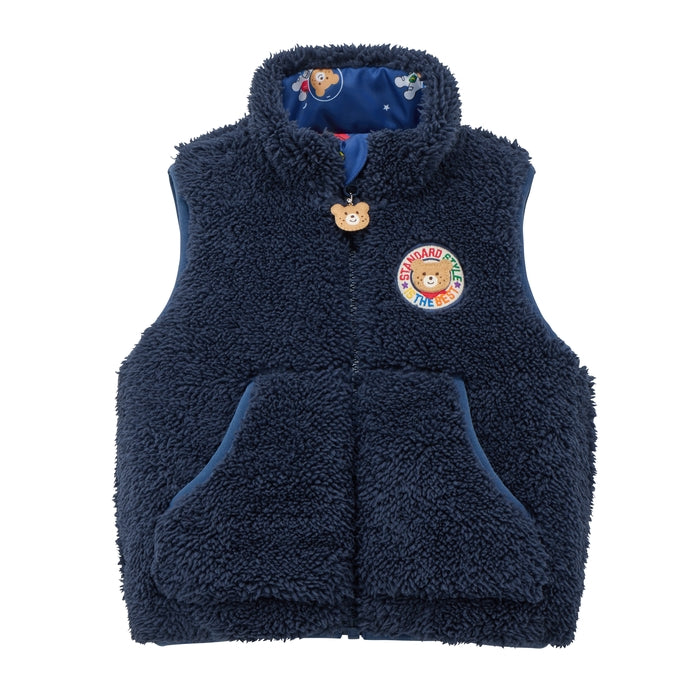 Beans All-Over Reversible Boa Fleece Vest
