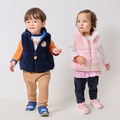 Beans All-Over Reversible Boa Fleece Vest