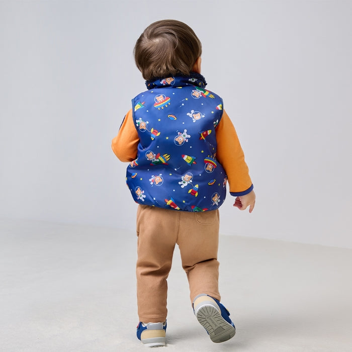 Beans All-Over Reversible Boa Fleece Vest