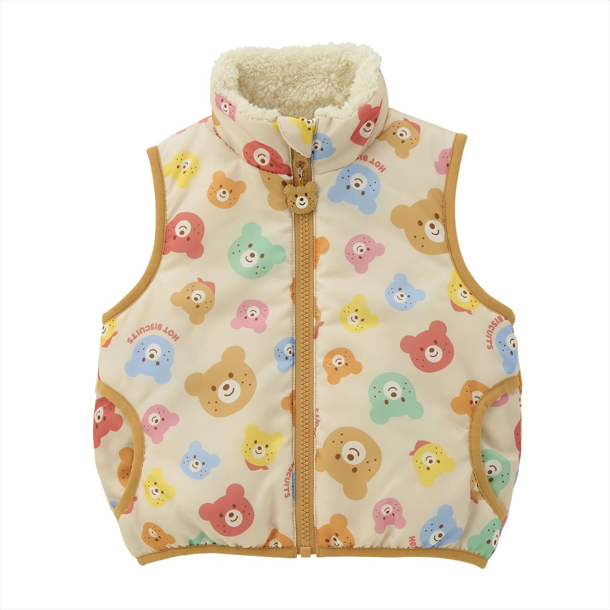 Beans All-Over Reversible Boa Fleece Vest