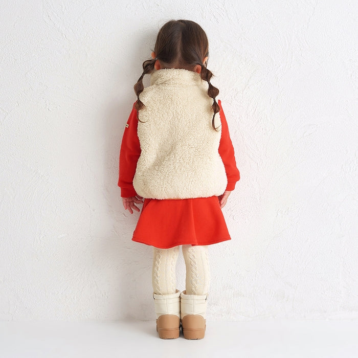 Beans All-Over Reversible Boa Fleece Vest
