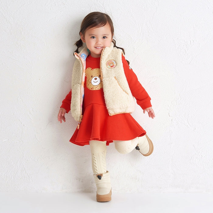 Beans All-Over Reversible Boa Fleece Vest
