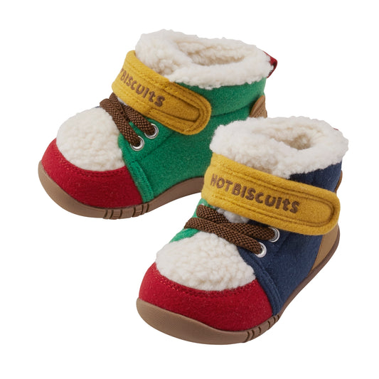 Beans Boa First Walker Shoes - Color Blocks