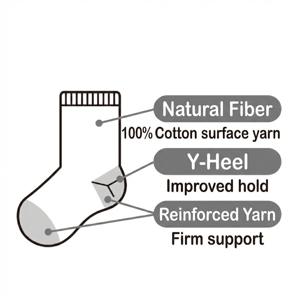 Dress-Up Shoe Design Baby Socks