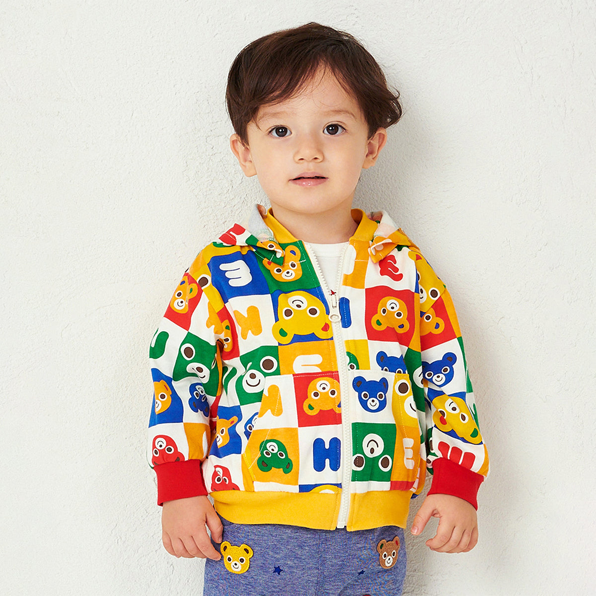 Logo Blocks Zip-Up Hoodie (UV Protection)