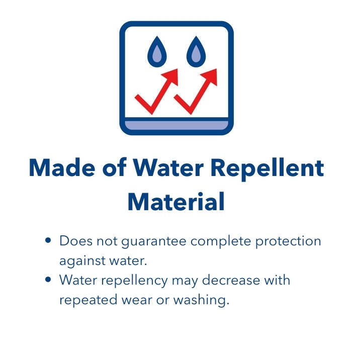 Made of Water Repellent Material
