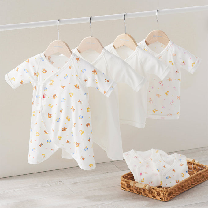 Kimono-Style Hadagi Bodysuit - Baby Pucchi