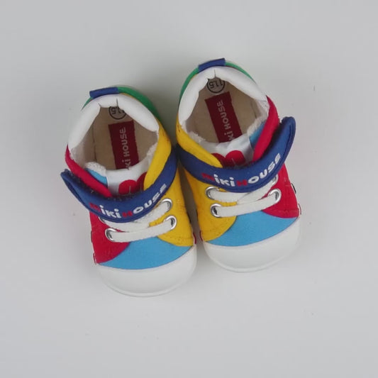 Classic High Top Color Block First Walker Shoes