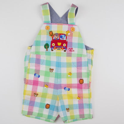 Pucchi’s Gingham Bus Overalls