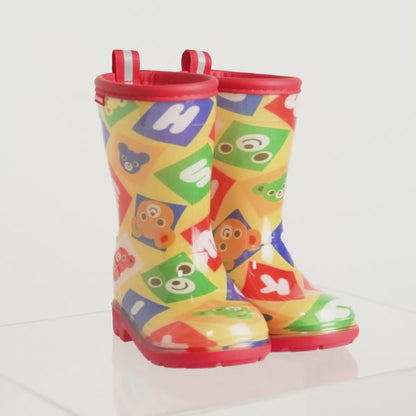 Logo Blocks Rain Boots