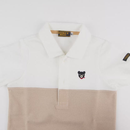 Double Block Short-Sleeve Polo Shirt