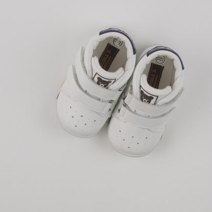 Double Strap Faux Leather First Walker Shoes