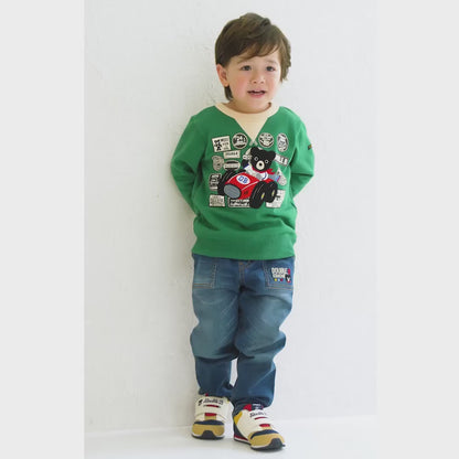 Racing DOUBLE_Bike Sweatshirt
