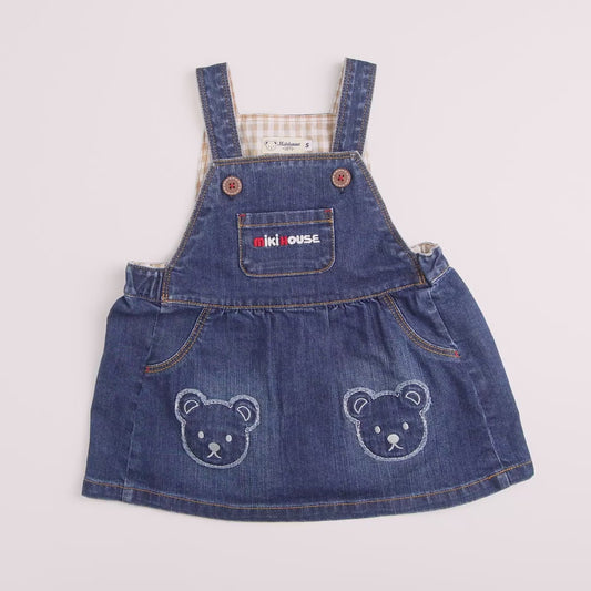 MIKI HOUSE Bear Jumper Dress