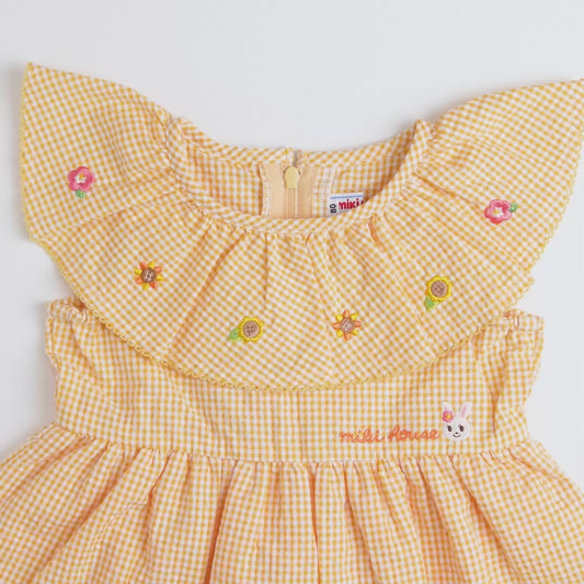 Usako’s Sunflower Gingham Dress