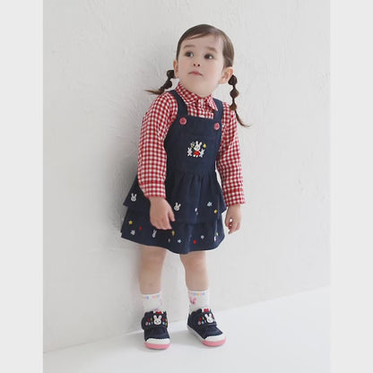 Tiered Ruffle Jumper Dress