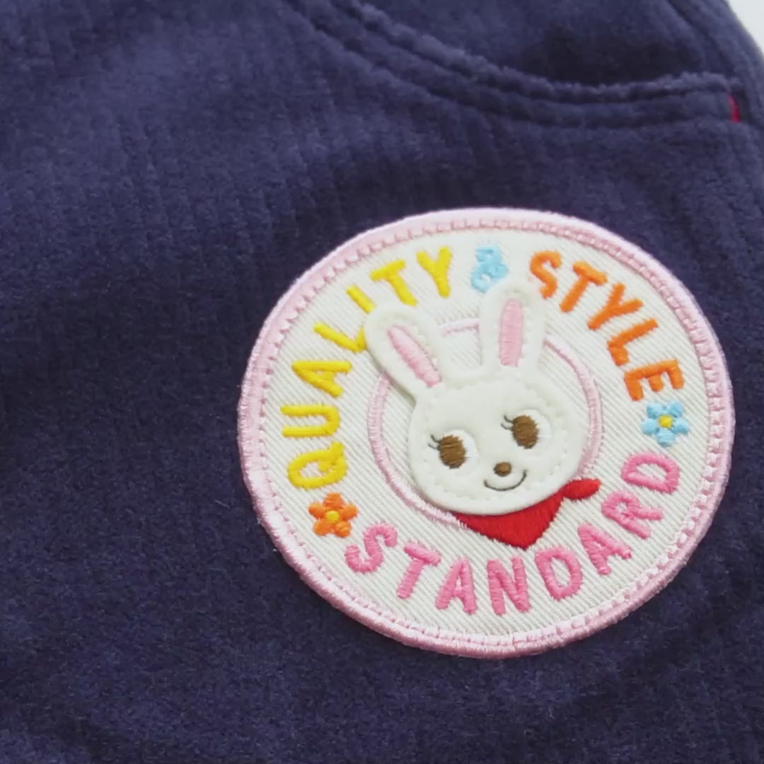 Usako's Knit Cord Logo Pants