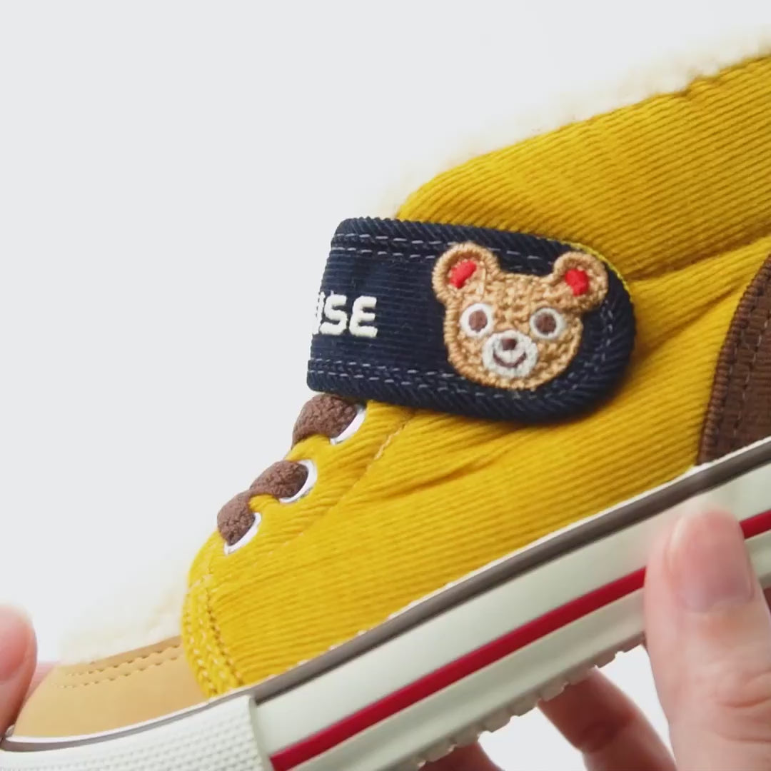 Cozy Corduroy Boa Winter Shoes for Kids