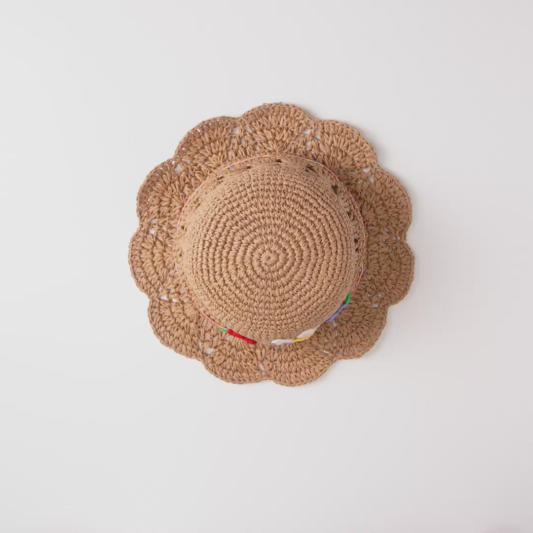 Usako's Garden Straw-Style Hat