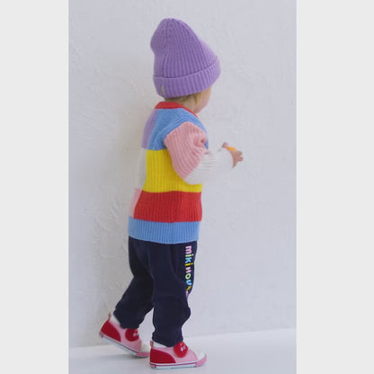 Usako's Knit Cord Logo Pants