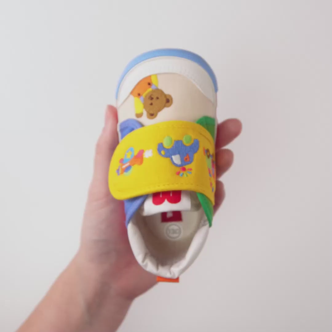Classic MIKI HOUSE Bear Vehicle Second Shoes