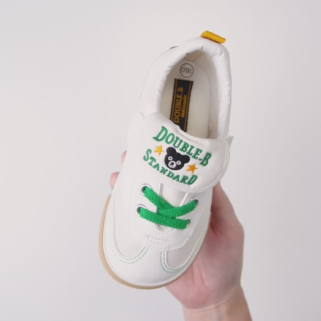 B_Bear’s Signature Logo Sneakers for Kids