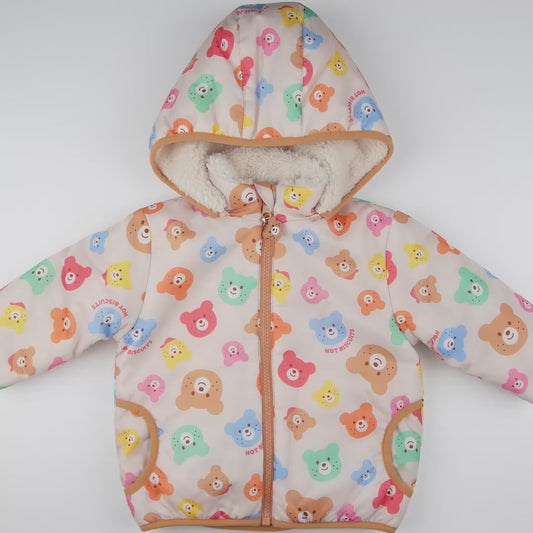 Beans All-Over Reversible Boa Fleece Jacket