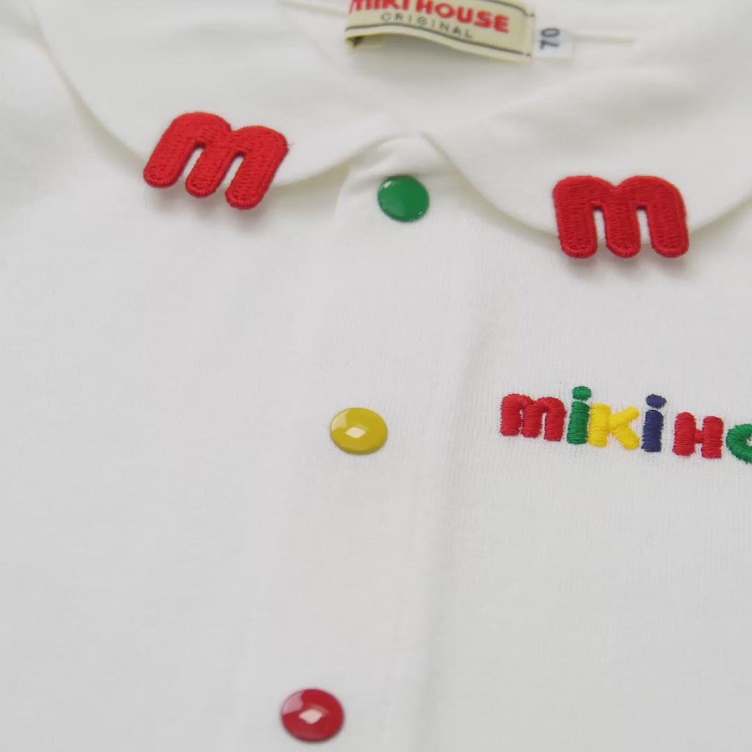 Festive MH Logo Long-Sleeve Blouse
