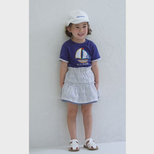 Reversible Checkered Skirt