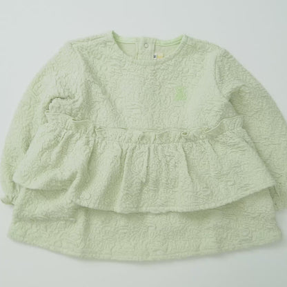 Teddy Bear Emblem Puffy Jacquard Tee