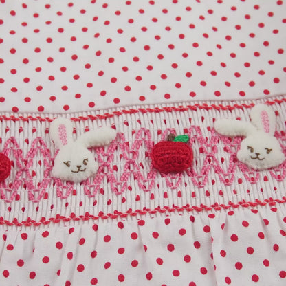 Sweet Candy Apple Smock Blouse