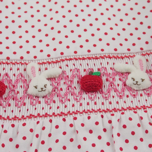 Sweet Candy Apple Smock Blouse